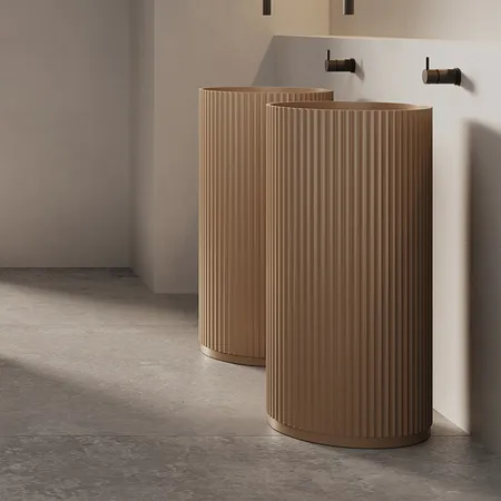 Dea Design Pedestal Basin Раковина напольная, цвет: dark camel