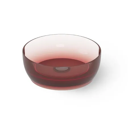 Dea Design Раковина, накладная, без отв, цвет: pomegranate
