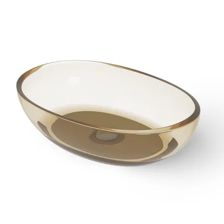 Dea Design Раковина, накладная, без отв, цвет: classic green