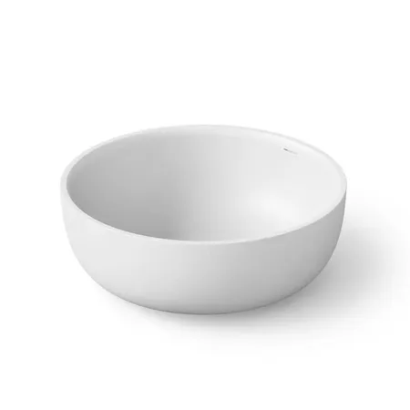 Dea Design Round Ванна, отдельностоящая, Solid Surface, цвет: White №18