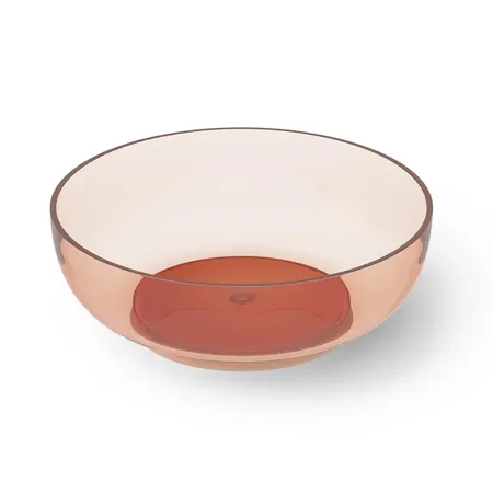 Dea Design Round Ванна, отдельностоящая, Glasstech, прозрачная смола, цвет: brown copper