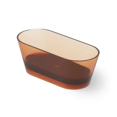 Dea Design Shadow Ванна, отдельностоящая, Glasstech, прозрачная смола, цвет: Sunset R1