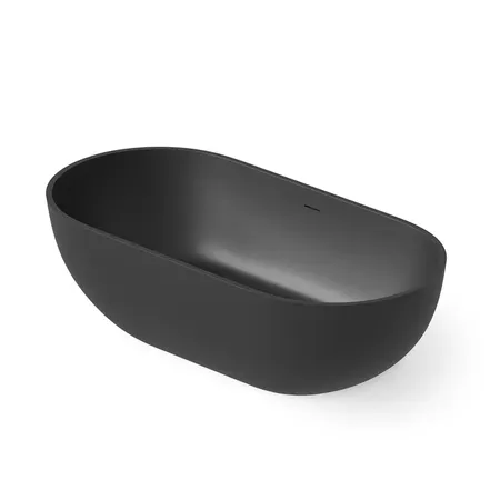 Dea Design Shadow Ванна, отдельностоящая, Solid Surface, цвет: Black №16