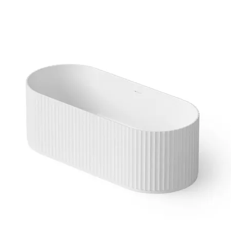Dea Design Stripes Ванна, отдельностоящая, Solid Surface, цвет: White №18