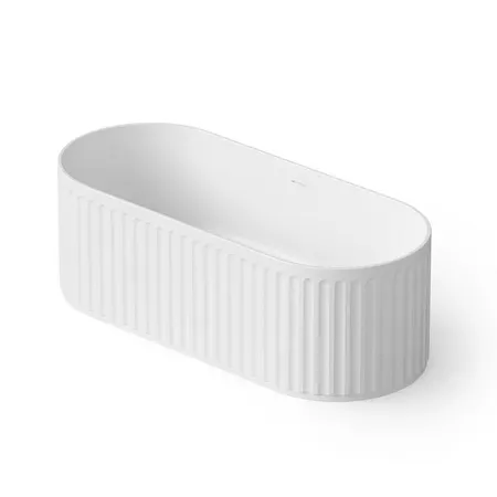 Dea Design Stripes Ванна, отдельностоящая, Solid Surface, цвет: White №18