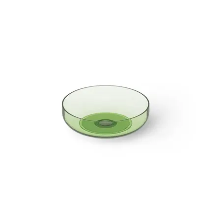 Dea Design Washbasins Раковина, накладная, без отв, Glasstech, прозрачная смола, цвет: Emerald R3