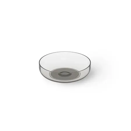 Dea Design Washbasins Раковина, накладная, без отв, Glasstech, прозрачная смола, цвет: Smoky Black R4
