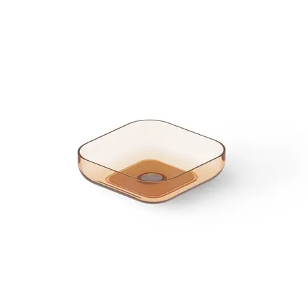 Dea Design Washbasins Раковина, накладная, без отв, Glasstech, прозрачная смола, цвет: Sunset R1