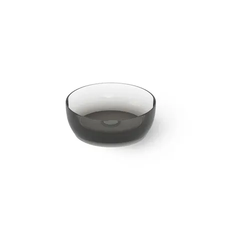 Dea Design Washbasins Раковина, накладная, без отв, Glasstech, прозрачная смола, цвет: Smoky Black R4