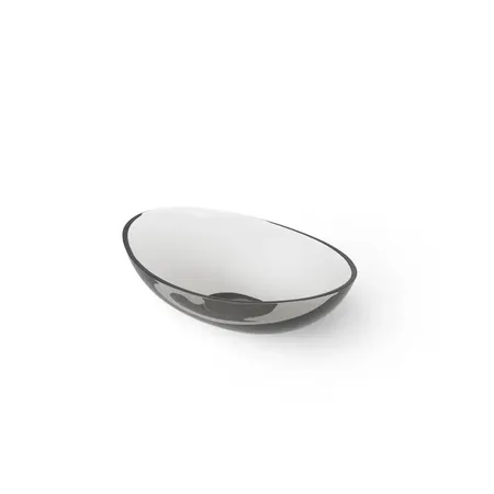 Dea Design Washbasins Раковина, накладная, без отв, Glasstech, прозрачная смола, цвет: Smoky Black R4