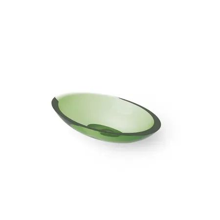 Dea Design Washbasins Раковина, накладная, без отв, Glasstech, прозрачная смола, цвет: Emerald R3