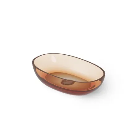 Dea Design Washbasins Раковина, накладная, без отв, Glasstech, прозрачная смола, цвет: Sunset R1