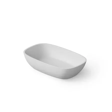 Dea Design Washbasins Раковина, накладная, без отв, Solid Surface, цвет: White №18