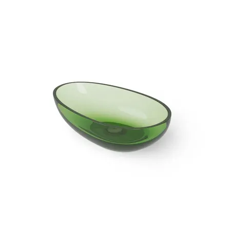 Dea Design Washbasins Раковина, накладная, без отв, Glasstech, прозрачная смола, цвет: Emerald R3