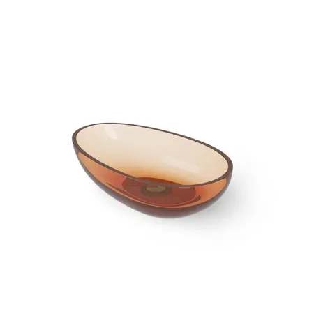 Dea Design Washbasins Раковина, накладная, без отв, Glasstech, прозрачная смола, цвет: Sunset R1