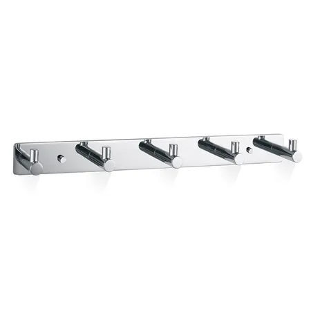 Decor Walther Basic HAK5 Панель с 5 крючками, подвесной, цвет: хром
