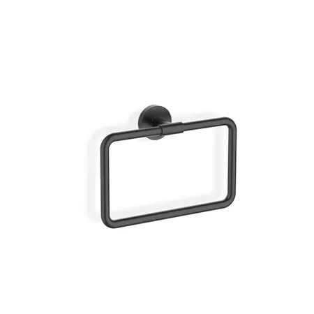 Decor Walther Basic HTR Полотенцедержатель кольцо, подвесной, цвет: черный матовый
