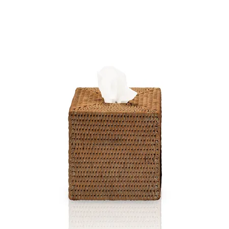 Decor Walther Basket KBQ Диспенсер для салфеток, настольный, цвет: ротанг темный