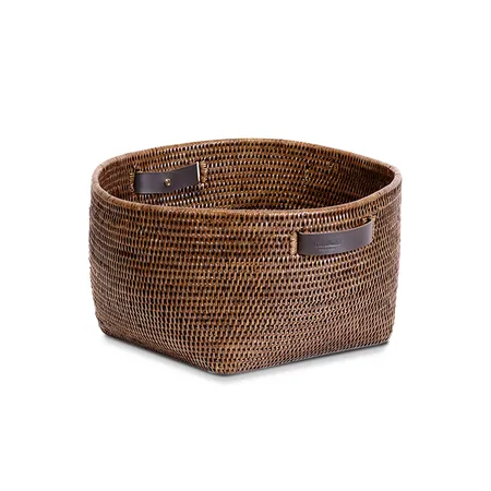 Decor Walther Basket KORB Коробка универсальная, настольная, цвет: ротанг темный