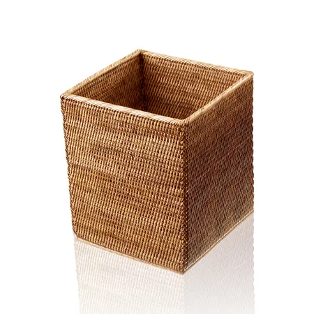 Decor Walther Basket QK Корзина для бумаги, напольная, цвет: ротанг темный