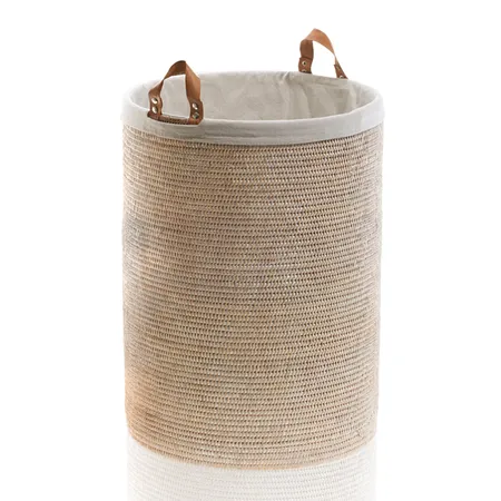 Decor Walther Basket SPA Корзина для белья с ручками, напольная, цвет: ротанг светлый