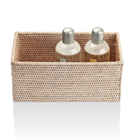 Decor Walther Basket UTB Универсальная коробка, настольная, цвет: ротанг светлый