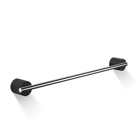 Decor Walther Black Stone HTE45 Полотенцедержатель, подвесной, цвет: черный матовый / хром