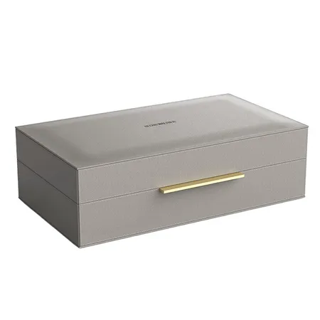 Decor Walther Brownie BOX L Коробка универсальная, искусственная кожа, цвет: темно-серый