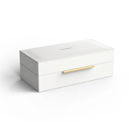 Decor Walther Brownie BOX S Коробка универсальная, искусственная кожа, цвет: белый