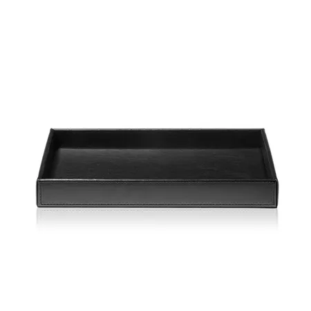 Decor Walther Brownie Tab L Лоток универсальный, настольный, цвет: черная кожа