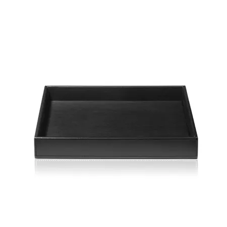 Decor Walther Brownie Tab Q Лоток универсальный, настольный, цвет: черная кожа