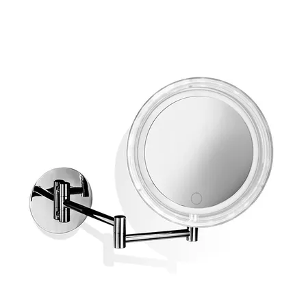 Decor Walther BS 17 Touch Косметическое зеркало, подвесное, увел. 5x, сенсорный вкл, подсветка LED, цвет: хром