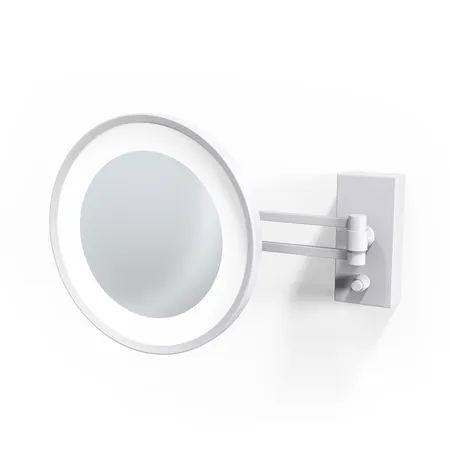 Decor Walther BS 36/V LED Косметическое зеркало, подвесное, увел. 5x, подсветка LED, цвет: белый матовый