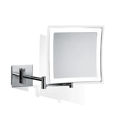 Decor Walther BS 84 Touch Косметическое зеркало, подвесное, увел. 5x, сенсорный вкл, подсветка LEDй, цвет: хром