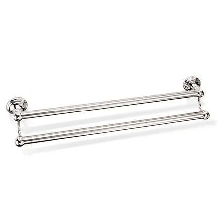 Decor Walther Classic HTD60 Полотенцедержатель двойной, подвесной, цвет: никель полированный