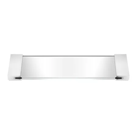 Decor Walther Classic Tab 34 Лоток универсальный, прозрачное стекло, настольный, цвет: хром