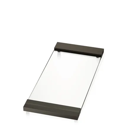 Decor Walther Classic Tab 37 Лоток универсальный, прозрачное стекло, настольный, цвет: темная бронза