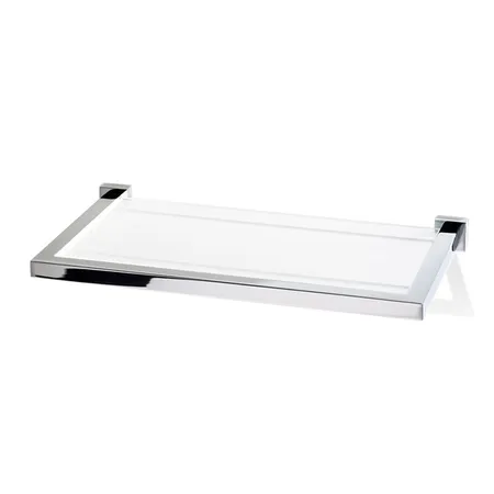 Decor Walther Corner GLA30 Полочка стеклянная, подвесной, цвет: хром