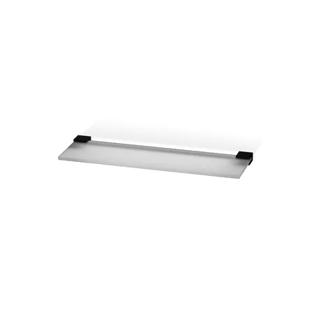 Decor Walther Corner GLA40 Полочка стеклянная, подвесной, цвет: черный матовый