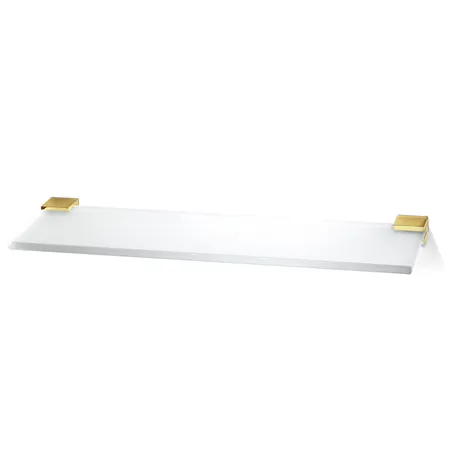 Decor Walther Corner GLA60 Полочка стеклянная, подвесной, цвет: золото