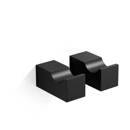 Decor Walther Corner HAK1 Набор крючков 2 шт, подвесной, цвет: черный матовый