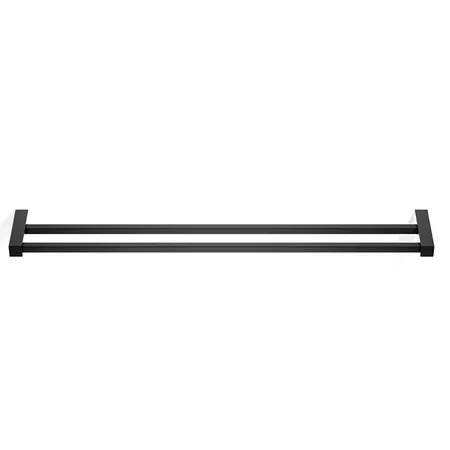 Decor Walther Corner HTD80 Полотенцедержатель, двойной, подвесной, цвет: черный матовый