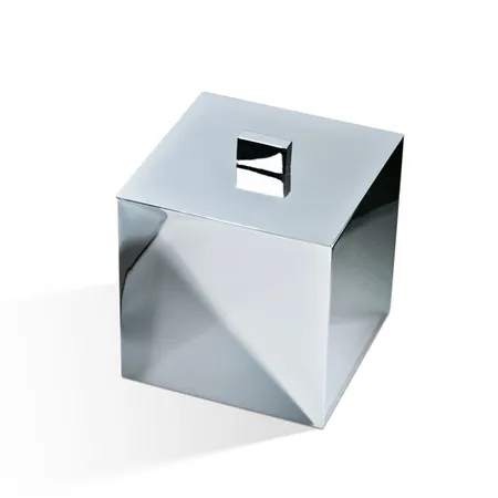 Decor Walther Cube DW 3560 Баночка универсальная, с крышкой, настольная, цвет: хром