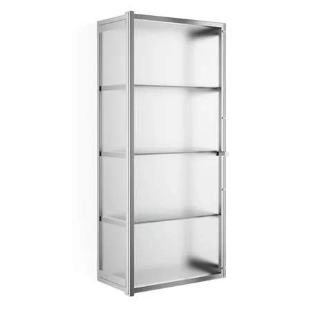 Decor Walther Glas S 3 Шкафчик подвесной, стекло матовое, цвет: хром