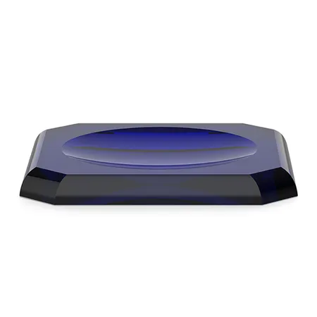 Decor Walther KR KS Kristall Лоток для расчесок, настольный, цвет: Capri Blue