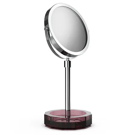 Decor Walther KR KSA Kristall Зеркало косметическое, настольное, цвет: Rich Burgundy/хром
