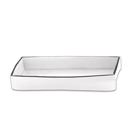 Decor Walther Nappa TAB S Лоток, цвет: Натуральная кожа NAPPA белоснежный