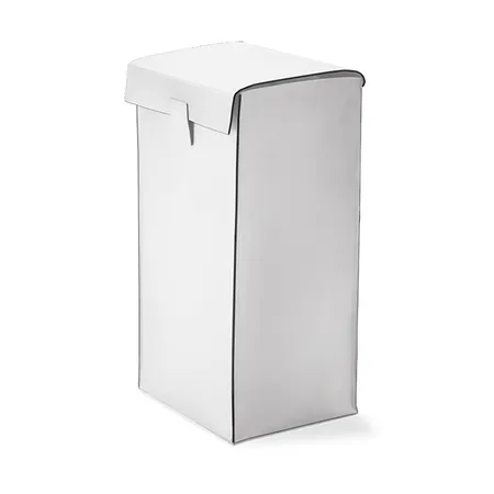 Decor Walther Nappa WB Корзина для белья, напольная, натуральная кожа, цвет: белый