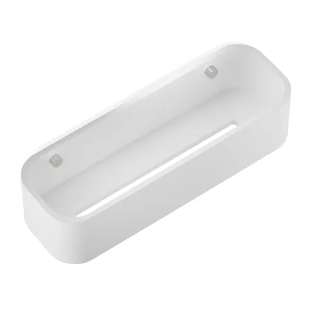 Decor Walther Stone DCT30 Душевая полочка, подвесная, цвет: белый / сталь матовая