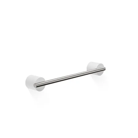 Decor Walther Stone HTE30 Полотенцедержатель, подвесной, цвет: белый / сталь матовая